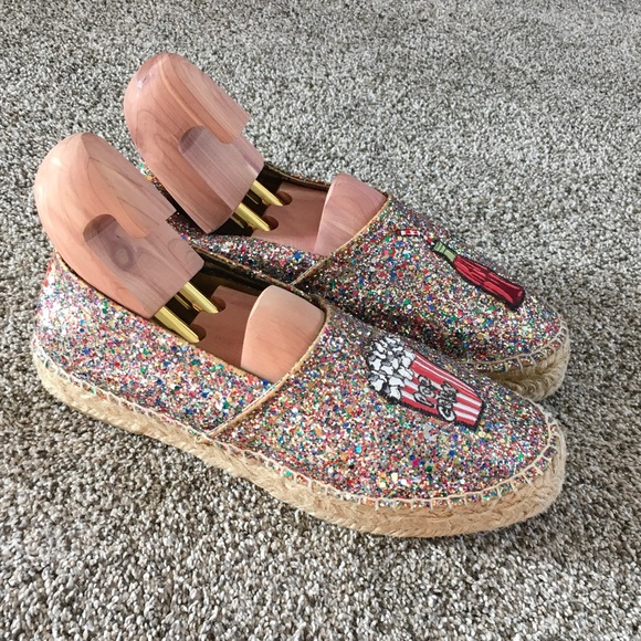 Chiara Ferragni Multicolor Glitter Flats - Picture 2 of 9